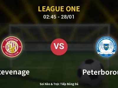Kết Quả: Stevenage 1-0 Peterborough – Highlight & Bàn Thắng | League One