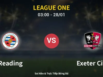 Kết Quả: Reading 2-2 Exeter City – Highlight & Bàn Thắng | League One