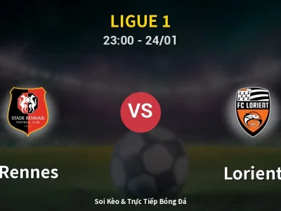 Soi Kèo Rennes vs Lorient – 23:00 24/01 | Nhận Định, Dự Đoán Tỷ Số