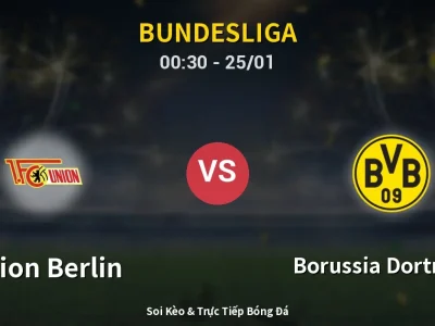 Kết Quả: Union Berlin 0-3 Borussia Dortmund – Highlight & Bàn Thắng | Bundesliga