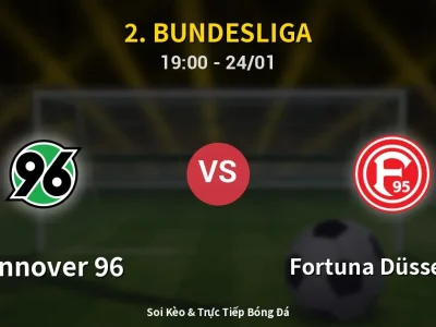 🔴 Trực Tiếp: Hannover 96 0-0 Fortuna Düsseldorf – Link Xem 2. Bundesliga (Full HD)