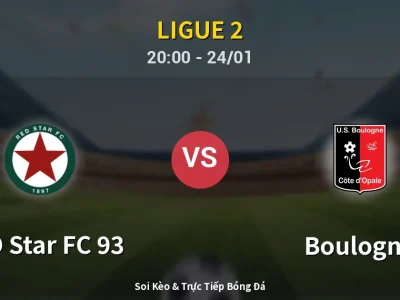 Soi Kèo RED Star FC 93 vs Boulogne – 20:00 24/01 | Nhận Định, Dự Đoán Tỷ Số