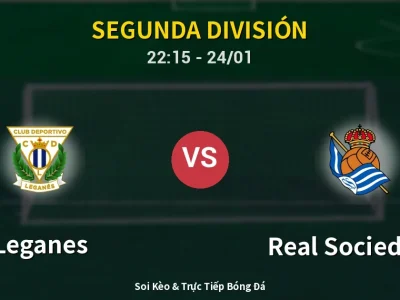 Soi Kèo Leganes vs Real Sociedad II – 22:15 24/01 | Nhận Định, Dự Đoán Tỷ Số