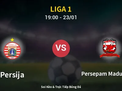 Kết Quả: Persija 2-0 Persepam Madura Utd – Highlight & Bàn Thắng | Liga 1