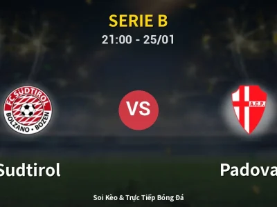 Soi Kèo Sudtirol vs Padova – 21:00 25/01 | Nhận Định, Dự Đoán Tỷ Số