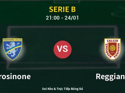 Soi Kèo Frosinone vs Reggiana – 21:00 24/01 | Nhận Định, Dự Đoán Tỷ Số