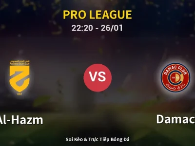 🔴 Trực Tiếp: Al-Hazm 0-0 Damac – Link Xem Pro League (Full HD)