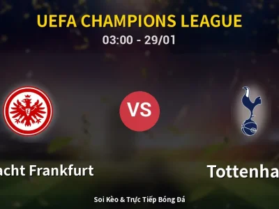 Kết Quả: Eintracht Frankfurt 0-2 Tottenham – Highlight & Bàn Thắng | UEFA Champions League