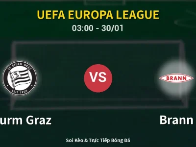 Kết Quả: Sturm Graz 1-0 Brann – Highlight & Bàn Thắng | UEFA Europa League
