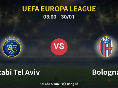 Kết Quả: Maccabi Tel Aviv 0-3 Bologna – Highlight & Bàn Thắng | UEFA Europa League