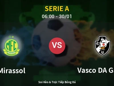 Kết Quả: Mirassol 2-1 Vasco DA Gama – Highlight & Bàn Thắng | Serie A