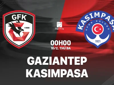 Gaziantep vs Kasimpasa: Cơ hội vàng để chủ nhà phá dớp? | Dự đoán tỷ số 2-1