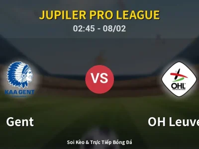 Kết Quả: Gent 1-3 OH Leuven – Highlight & Bàn Thắng | Jupiler Pro League