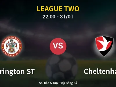 Soi Kèo Accrington ST vs Cheltenham – 22:00 31/01 | Nhận Định, Dự Đoán Tỷ Số
