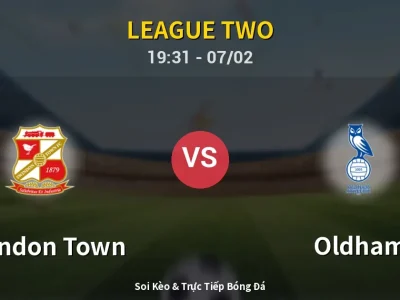 🔴 Trực Tiếp: Swindon Town 1-0 Oldham – Link Xem League Two (Full HD)