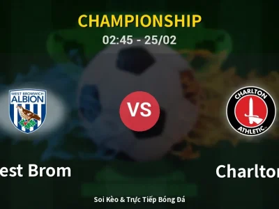 Kết Quả: West Brom 1-1 Charlton – Highlight & Bàn Thắng | Championship