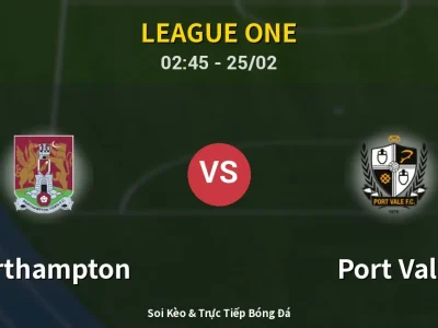 Kết Quả: Northampton 0-1 Port Vale – Highlight & Bàn Thắng | League One