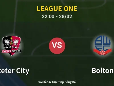 Soi Kèo Exeter City vs Bolton – 22:00 28/02 | Nhận Định, Dự Đoán Tỷ Số