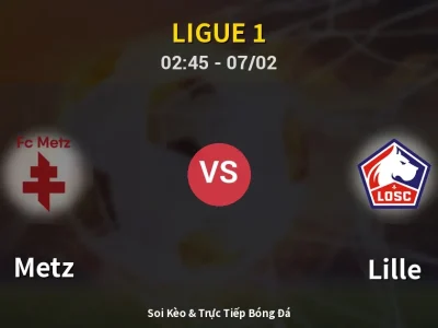 Kết Quả: Metz 0-0 Lille – Highlight & Bàn Thắng | Ligue 1