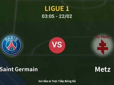 Kết Quả: Paris Saint Germain 3-0 Metz – Highlight & Bàn Thắng | Ligue 1