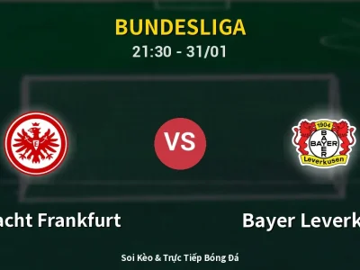 🔴 Trực Tiếp: Eintracht Frankfurt 0-0 Bayer Leverkusen – Link Xem Bundesliga (Full HD)