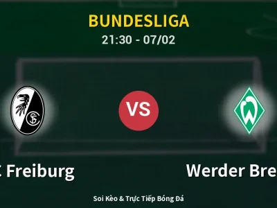 Soi Kèo SC Freiburg vs Werder Bremen – 21:30 07/02 | Nhận Định, Dự Đoán Tỷ Số