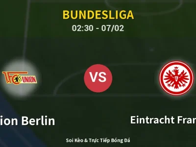 Kết Quả: Union Berlin 1-1 Eintracht Frankfurt – Highlight & Bàn Thắng | Bundesliga