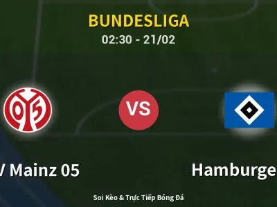 Kết Quả: FSV Mainz 05 1-1 Hamburger SV – Highlight & Bàn Thắng | Bundesliga