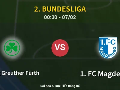 Kết Quả: SpVgg Greuther Fürth 4-5 1. FC Magdeburg – Highlight & Bàn Thắng | 2. Bundesliga