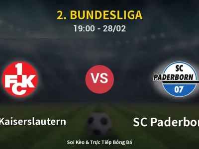Soi Kèo 1. FC Kaiserslautern vs SC Paderborn 07 – 19:00 28/02 | Nhận Định, Dự Đoán Tỷ Số