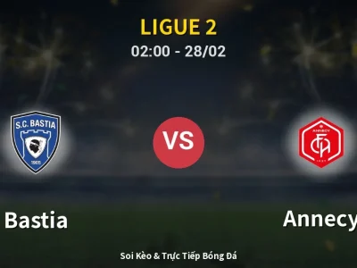 Kết Quả: Bastia 0-2 Annecy – Highlight & Bàn Thắng | Ligue 2