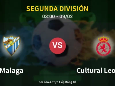 Kết Quả: Malaga 2-1 Cultural Leonesa – Highlight & Bàn Thắng | Segunda División