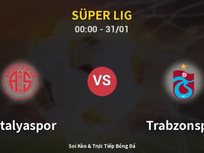 Kết Quả: Antalyaspor 1-1 Trabzonspor – Highlight & Bàn Thắng | Süper Lig
