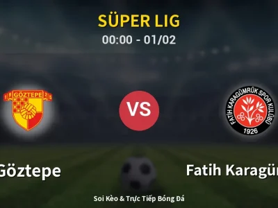 Kết Quả: Göztepe 2-1 Fatih Karagümrük – Highlight & Bàn Thắng | Süper Lig