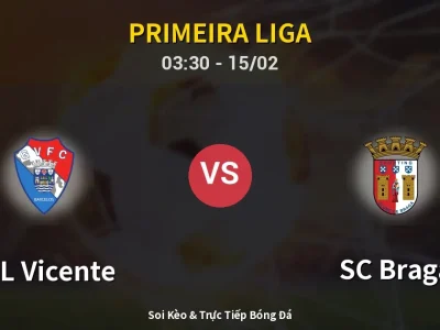 Kết Quả: GIL Vicente 2-1 SC Braga – Highlight & Bàn Thắng | Primeira Liga