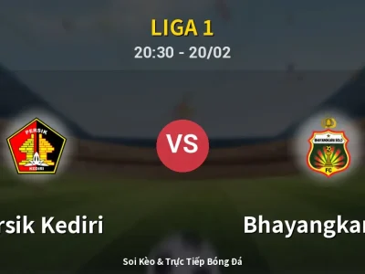 🔴 Trực Tiếp: Persik Kediri 3-3 Bhayangkara FC – Link Xem Liga 1 (Full HD)