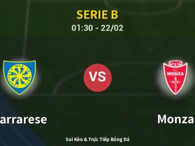 Kết Quả: Carrarese 0-1 Monza – Highlight & Bàn Thắng | Serie B