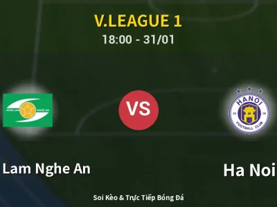 Kết Quả: Song Lam Nghe An 1-3 Ha Noi – Highlight & Bàn Thắng | V.League 1