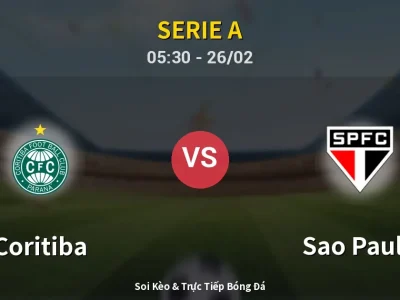 Kết Quả: Coritiba 0-1 Sao Paulo – Highlight & Bàn Thắng | Serie A
