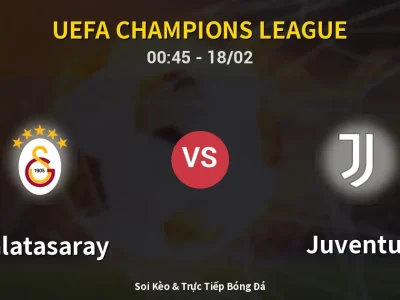 Kết Quả: Galatasaray 5-2 Juventus – Highlight & Bàn Thắng | UEFA Champions League