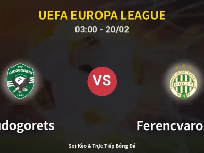 Kết Quả: Ludogorets 2-1 Ferencvarosi TC – Highlight & Bàn Thắng | UEFA Europa League