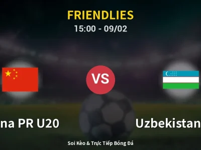Kết Quả: China PR U20 1-1 Uzbekistan U20 – Highlight & Bàn Thắng | Friendlies