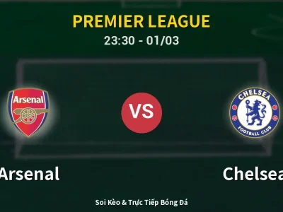 Soi Kèo Arsenal vs Chelsea – 23:30 01/03 | Nhận Định, Dự Đoán Tỷ Số