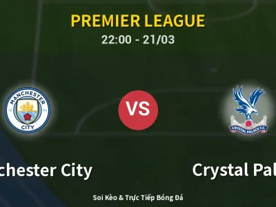 Soi Kèo Manchester City vs Crystal Palace – 22:00 21/03 | Nhận Định, Dự Đoán Tỷ Số