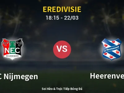 Kết Quả: NEC Nijmegen 2-2 Heerenveen – Highlight & Bàn Thắng | Eredivisie