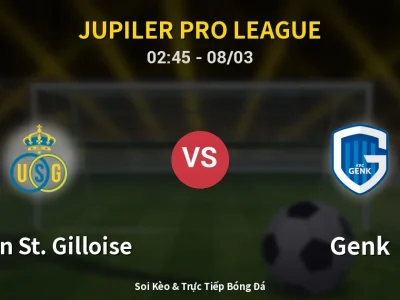 Kết Quả: Union St. Gilloise 2-1 Genk – Highlight & Bàn Thắng | Jupiler Pro League