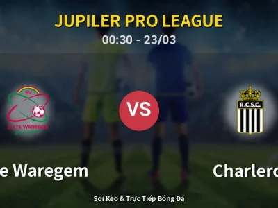 Kết Quả: Zulte Waregem 1-0 Charleroi – Highlight & Bàn Thắng | Jupiler Pro League