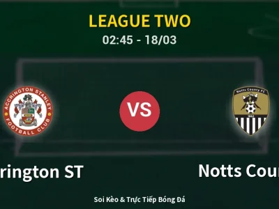 Kết Quả: Accrington ST 0-4 Notts County – Highlight & Bàn Thắng | League Two
