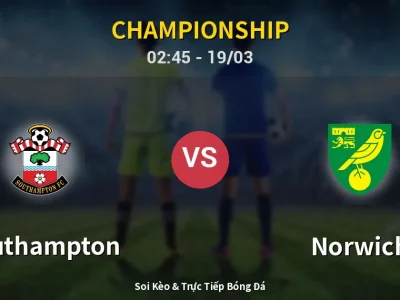 Kết Quả: Southampton 1-0 Norwich – Highlight & Bàn Thắng | Championship