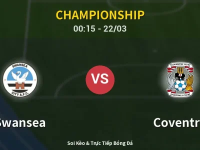 Kết Quả: Swansea 0-3 Coventry – Highlight & Bàn Thắng | Championship